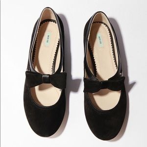 Black Suede Flats ~ Brand: Kimchi Blue